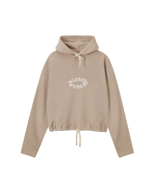 OVAL HOODIE BEIGE