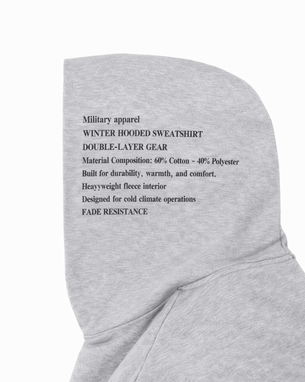 DOUBLE LAYER HOODIE
